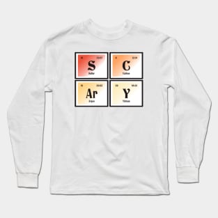 Scary | Periodic Table Long Sleeve T-Shirt